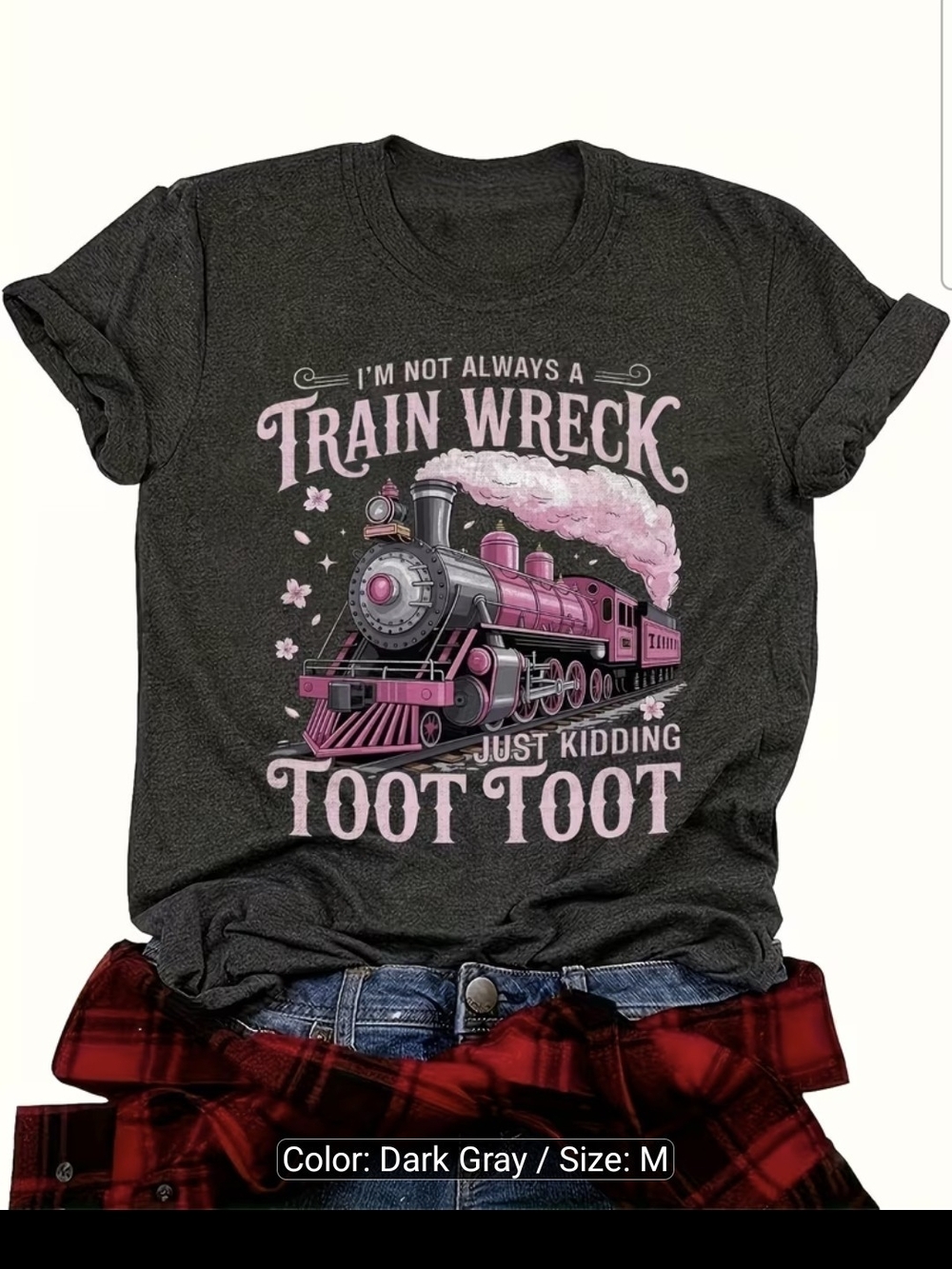 'Train Wreck' Graphic Tee - Picture 3 of 4